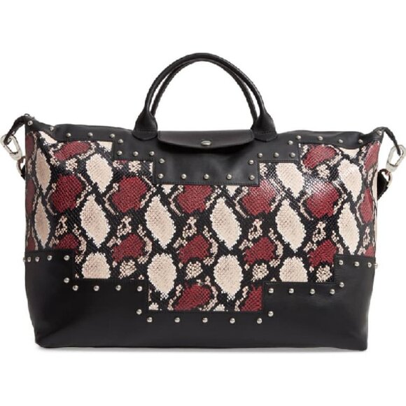 Longchamp Le Pliage XL Python-Print Satche… - Picture 1 of 10